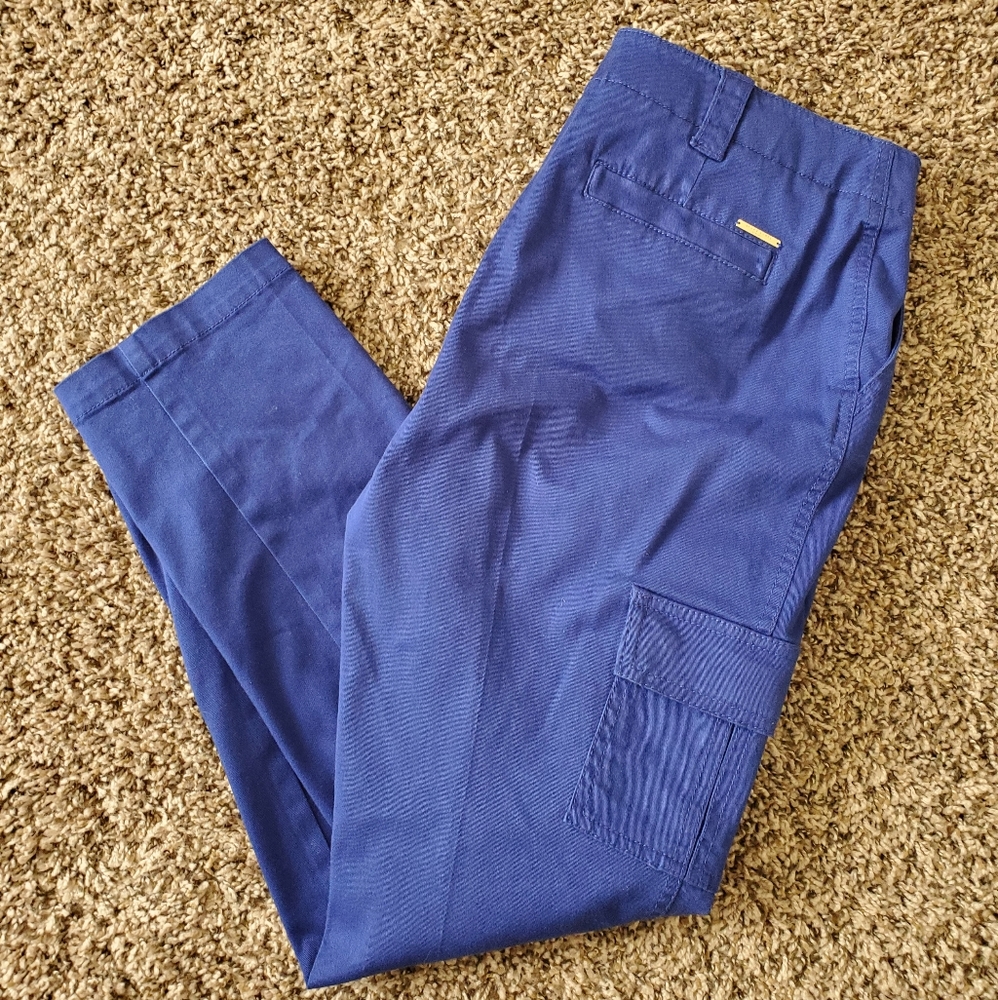 Black Label by Chico's, Multi-Pocket Purple Pants